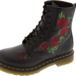 Dr. Martens 1460 Vonda Bottines tendance en cuir Softy T, pour femme-0