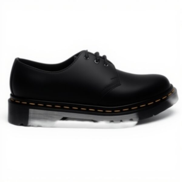 Dr Martens 1461 Mocassin Mixte Adulte Cuir Noir