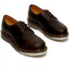 Dr Martens 1461 PW Chaussures ville homme cuir marron