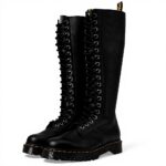 Bottes Dr Martens 20 Eye Rangers Femme Cuir Noir