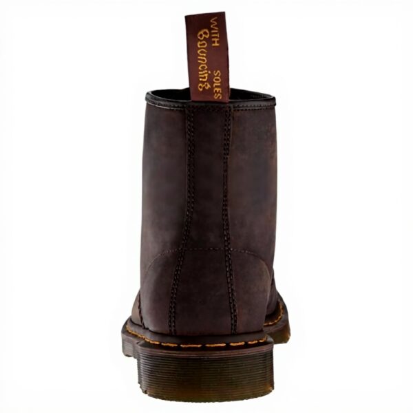 Bottes Rangers Dr Martens Femme Cuir Gaucho Brun 8 œillets