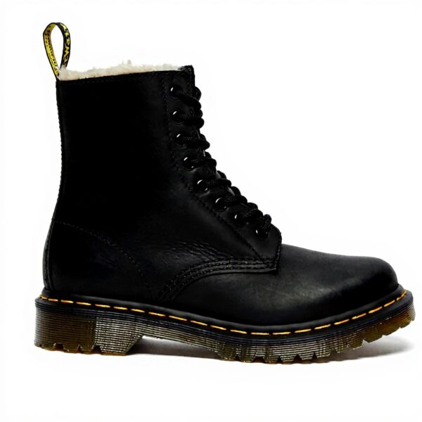 Bottes Dr Martens Rangers Femme Cuir Noir 8 œillets