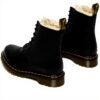 Bottes Dr Martens Rangers Femme Cuir Noir 8 œillets