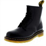 Dr. Martens 8 œillets, Rangers Femme, Verni Noir Verni, 40 EU