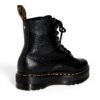 Dr Martens bottes bovver Femme cuir noir marron