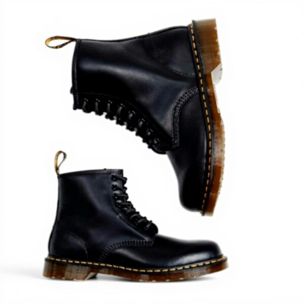 Bottes Dr Martens Femme 1460 Cuir Noir Confortable