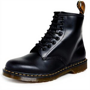 Bottes Dr Martens Femme 1460 Cuir Noir Confortable
