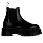 Bottes Chelsea Dr Martens Homme Cuir Doublure Fourrure Noir