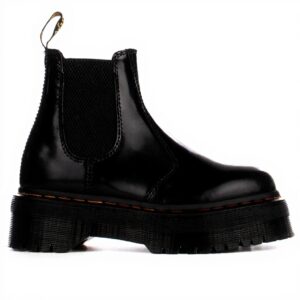 Bottes Chelsea Dr Martens Homme Cuir Doublure Fourrure Noir
