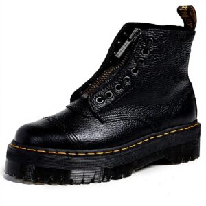 Bottes Dr Martens Jadon Vegan Cambridge Rouge Cerise