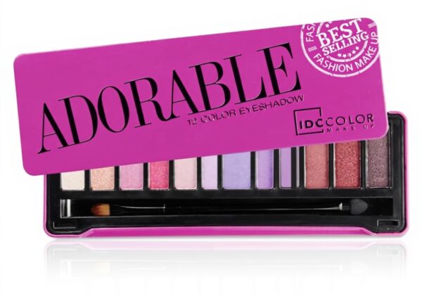 Palette de maquillage Adorable 12 teintes pinceau miroir