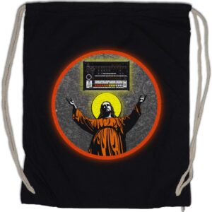 Urban Backwoods Sac à Cordon Gym - Coton Léger Noir Sport-0