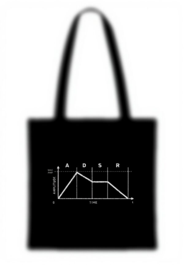 Sac de courses coton réutilisable Urban Backwoods noir