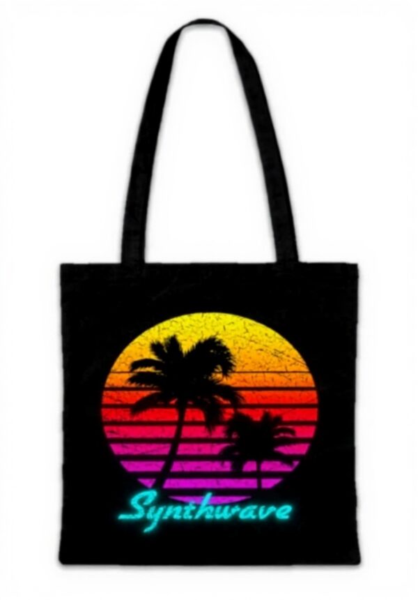 Sac de courses réutilisable coton Urban Backwoods noir